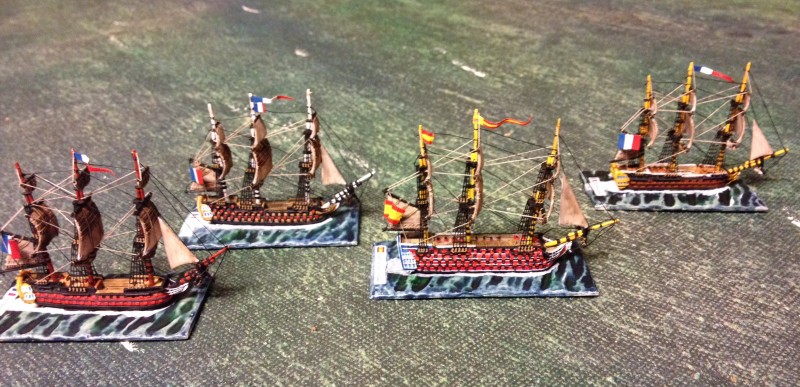 Die französisch/spanische Linie